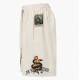 Pantaloni scurti IH NOM UH NIT, bermuda old cards print, Alb - NUS26362261