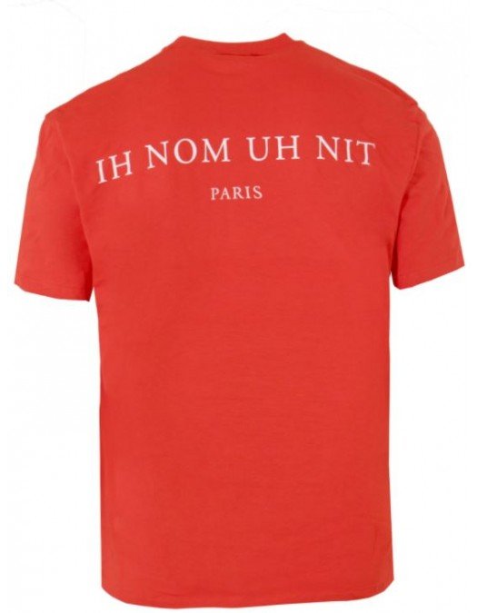 Tricou Ih Nom Uh Nit, Rosu, Logo Atasat
