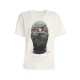 Tricou Ih Nom Uh Nit, White mask on -print T-shirt, Regular Fit, Alb - NUW20231081