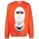 Bluza IH NOM UH NIT, Orange, Mask Print - NUW22225013