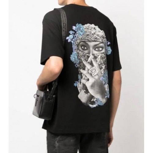 Tricou Ih Nom Uh Nit, Black Pearl Roses, NCS24207009 Tricou Ih Nom Uh Nit, Black Pearl Roses, NCS24207009