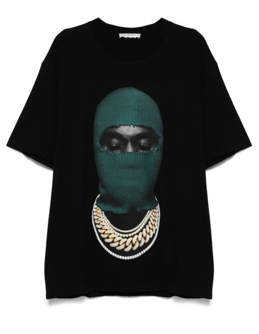 Tricou IH NOM UH NIT, Dark Green Mask Print, Black - NUW24204009