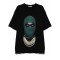 Tricou IH NOM UH NIT, Dark Green Mask Print, Black