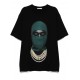 Tricou IH NOM UH NIT, Dark Green Mask Print, Black - NUW24204009