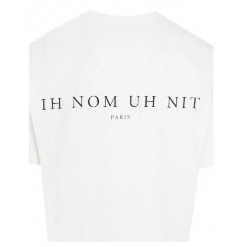 TRICOU IH NOM UH NIT, Orange Mask On print, Regular Fit, Alb