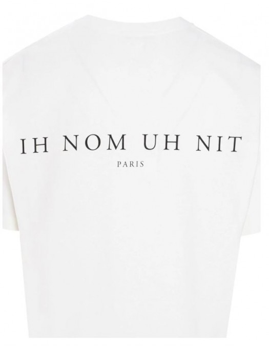 TRICOU IH NOM UH NIT, Orange Mask On print, Regular Fit, Alb - NUW24270081