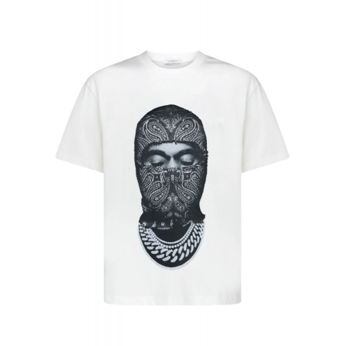 TRICOU IH NOM UH NIT, Paisley Mask Graphic, Alb TRICOU IH NOM UH NIT, Paisley Mask Graphic, Alb
