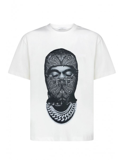 TRICOU IH NOM UH NIT, Paisley Mask Graphic, Alb - NUW25231081 TRICOU IH NOM UH NIT, Paisley Mask Graphic, Alb - NUW25231081