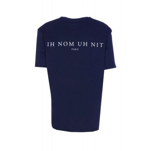 Tricou IH NOM UH NIT, Paisley Mask Graphic, Bleumarin, Regular Fit Tricou IH NOM UH NIT, Paisley Mask Graphic, Bleumarin, Regular Fit