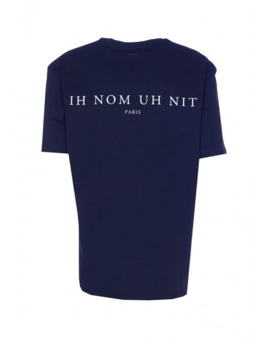 Tricou IH NOM UH NIT, Paisley Mask Graphic, Bleumarin, Regular Fit - NUW25231D55 Tricou IH NOM UH NIT, Paisley Mask Graphic, Bleumarin, Regular Fit - NUW25231D55