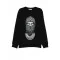 Bluza Ih Nom Uh Nit,Mask Printed Crewneck Sweatshirt
