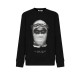 Bluza Ih Nom Uh Nit, Mask Thorns Printed, Negru - NUW25247009