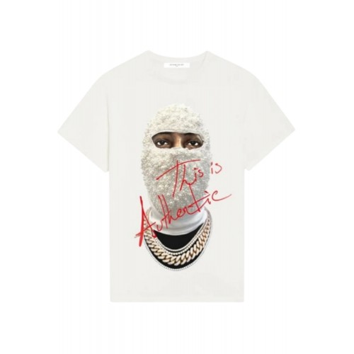 Tricou IH NOM UH NIT, This Is Authentic Mask, Regular, White Tricou IH NOM UH NIT, This Is Authentic Mask, Regular, White
