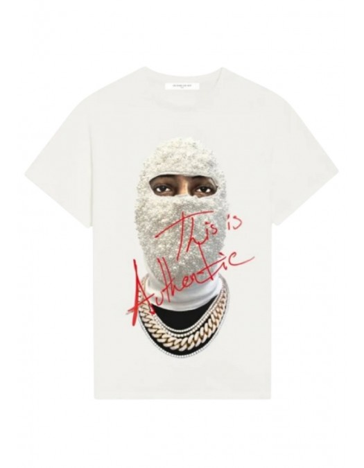 Tricou IH NOM UH NIT, This Is Authentic Mask, Regular, White - NUW25259081