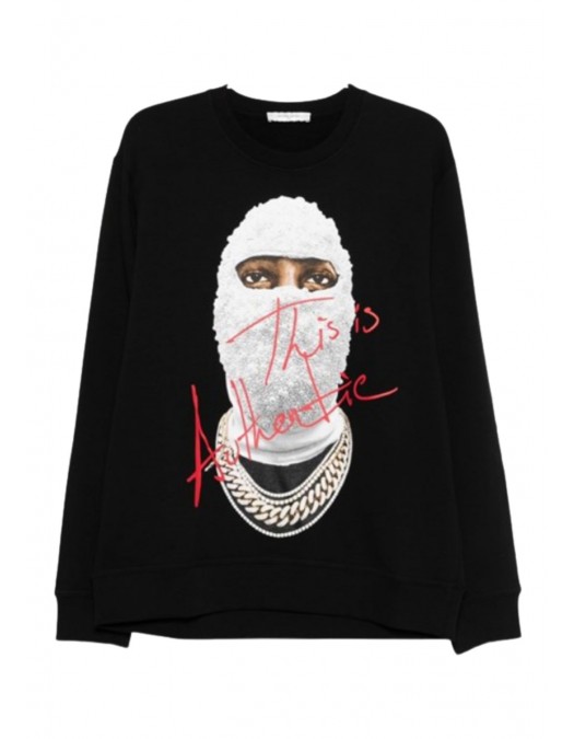 Bluza IH NOM UH NIT,  MASK PRINTED, Black - NUW25260009