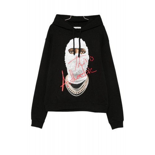HANORAC IH NOM UH NIT, This is Authentic Red Print, Negru HANORAC IH NOM UH NIT, This is Authentic Red Print, Negru