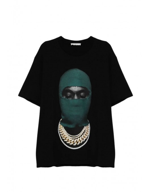 Tricou IH NOM UH NIT, Dark Green Mask Print, Black - NUW25280009