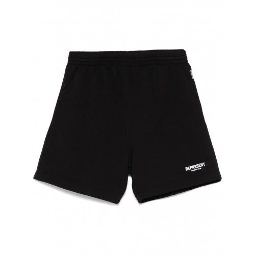 Pantaloni scurti REPRESENT, Owners Club Shorts, Black Pantaloni scurti REPRESENT, Owners Club Shorts, Black
