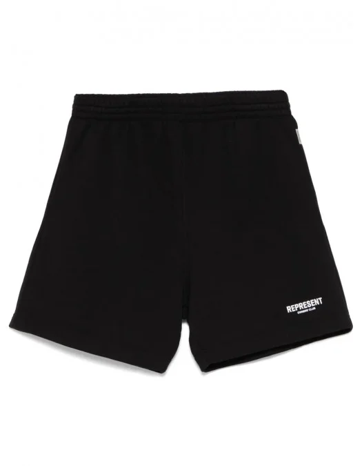 Pantaloni scurti REPRESENT, Owners Club Shorts, Black - OCM10000401