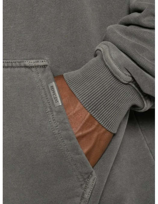 Hanorac Represent Owners Club oversize hoodie in jersey, Gri - OCM4111302