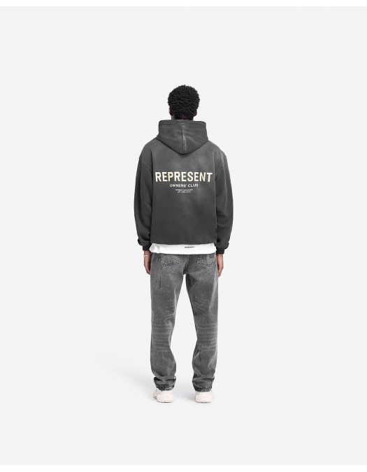 Hanorac Represent, Logo,Owners Club Hoodie, Aged Black - OCM411130330X Hanorac Represent, Logo,Owners Club Hoodie, Aged Black - OCM411130330X