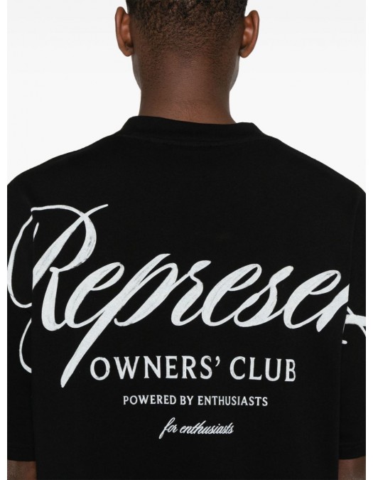 Tricou REPRESENT, Owners Club Script, Black - OCM41201001