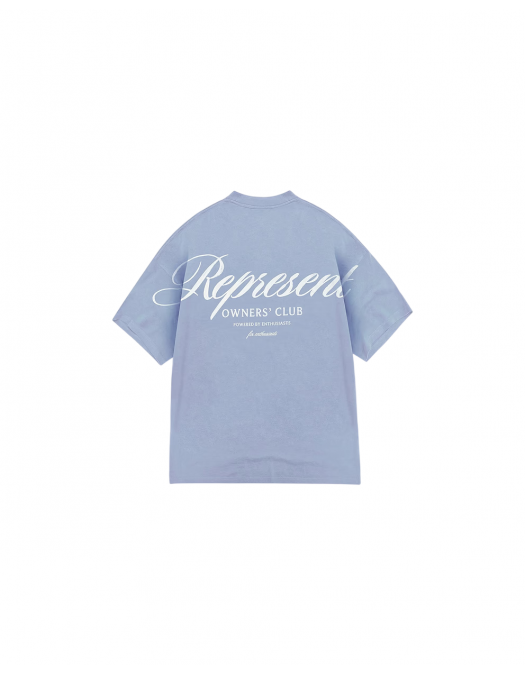 TRICOU REPRESENT, Owners Club Script, Dusty Blue - OCM4120108 TRICOU REPRESENT, Owners Club Script, Dusty Blue - OCM4120108