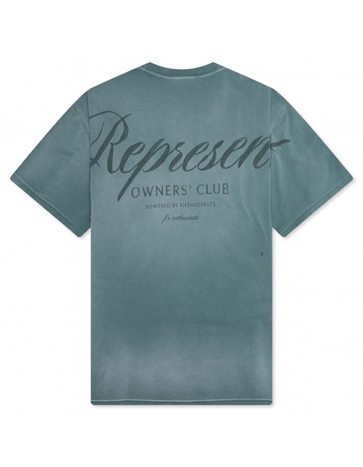Tricou REPRESENT, Owners Club Script, Vintage Green - OCM4120139