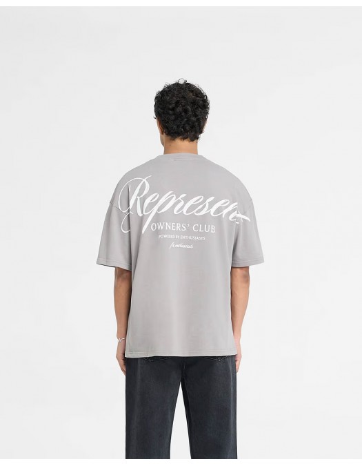 TRICOU REPRESENT, Owners Club Script, Slate Grey - OCM4120146 TRICOU REPRESENT, Owners Club Script, Slate Grey - OCM4120146