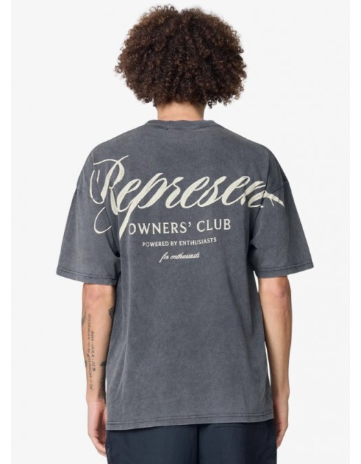 Tricou REPRESENT, Owners Club Script T-Shirt, Grey - OCM4120147