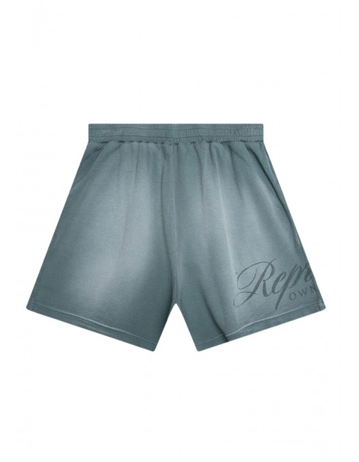Pantaloni scurti REPRESENT, OWNERS CLUB AGED, MESH, Vintage Green - OCM4123739