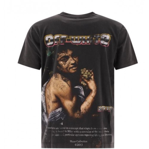 Tricou OFF WHITE, Black Digit Bacchus. Black Tricou OFF WHITE, Black Digit Bacchus. Black