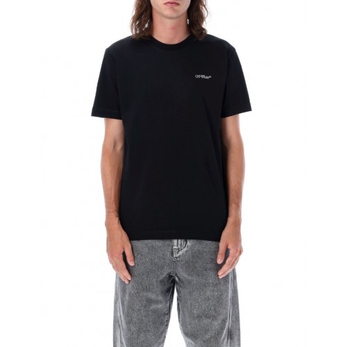 Tricou OFF WHITE, Print Anchor, OMAA027F23JER0101001, Slim Fit Tricou OFF WHITE, Print Anchor, OMAA027F23JER0101001, Slim Fit