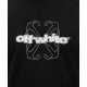 Tricou OFF WHITE, Style Logo Insert, Black - OMAA027F24JER0071001