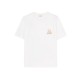 TRICOU OFF WHITE,  Candles Flames Print, Regular Fit, Alb - OMAA027F25JER0020110