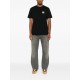 TRICOU OFF WHITE, Candles Flames Print, Regular Fit, Negru - OMAA027F25JER0021001 TRICOU OFF WHITE, Candles Flames Print, Regular Fit, Negru - OMAA027F25JER0021001