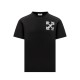 TRICOU OFF WHITE, Arrows-print T-shirt, Negru - OMAA027F25JER00A1072