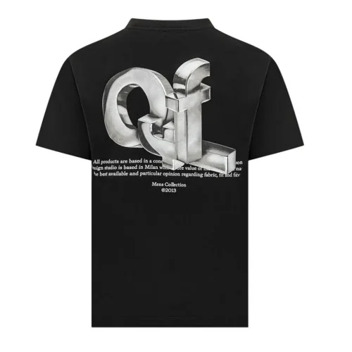 TRICOU OFF WHITE, Arrows-print T-shirt, Negru