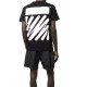 Tricou OFF WHITE, Wave Diag, Black - OMAA027S22JER0101001