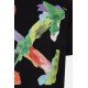 Tricou OFF WHITE, Multicolor Paint Arrows, Oversized, Negru - OMAA120S23JER0011084