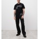 Tricou OFF WHITE, Crystals Insert, Black - OMAA027S25JER0041050