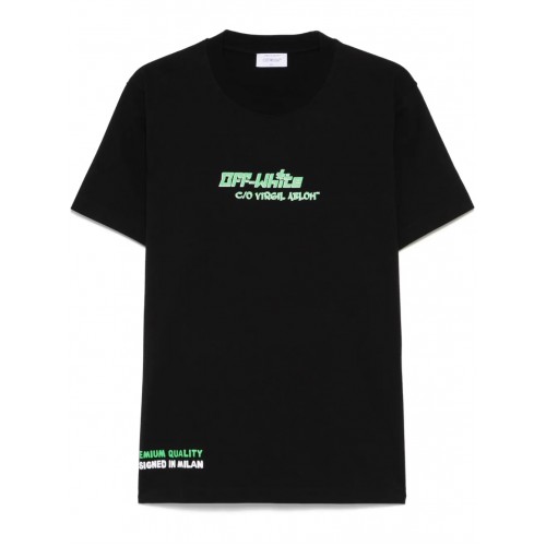 Tricou OFF WHITE, Barber 2, Picture Print, Black, Slim Fit Tricou OFF WHITE, Barber 2, Picture Print, Black, Slim Fit