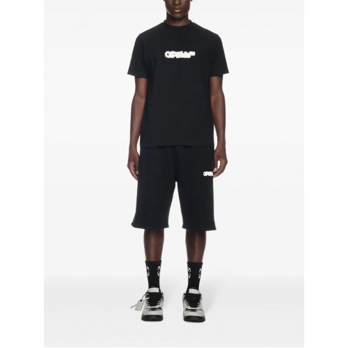 Tricou OFF WHITE, Spray Arrow Design, Black, Slim Fit Tricou OFF WHITE, Spray Arrow Design, Black, Slim Fit