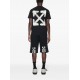 Tricou OFF WHITE, Spray Arrow Design, Black - OMAA027S25JER00B1001