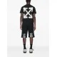 Tricou OFF WHITE, Spray Arrow Design, Black - OMAA027S25JER00B1001