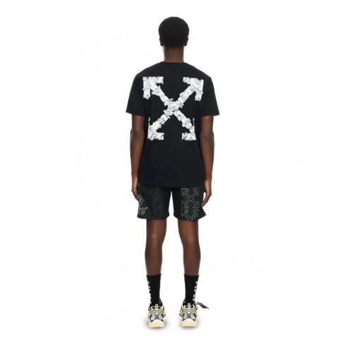Tricou OFF WHITE, Heraldic Arrow Slim T-shirt, Negru