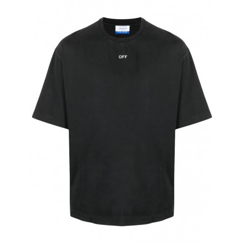 TRICOU OFF WHITE, S.Matthew Skate logo, Black TRICOU OFF WHITE, S.Matthew Skate logo, Black