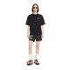 Tricou OFF WHITE, SCRIPT SKATE Fit, Negru - OMAA120C99JER00D1001