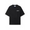 Tricou OFF WHITE, SCRIPT SKATE Fit, Negru