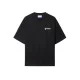 Tricou OFF WHITE, SCRIPT SKATE Fit, Negru - OMAA120C99JER00D1001